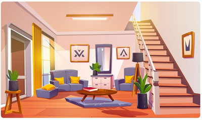 居間に使われている永久磁石とネオジム磁石の例1