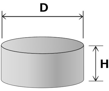 円柱型寸法